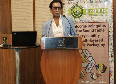 Ashok Chaturvedi unveils report on recyclability of multi-layered aseptic packaging 